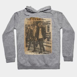 The Clash Photo Vintage 1976 // Original Fan Design Artwork Hoodie